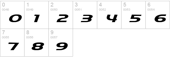 QuickExpress numbers 0-9 preview