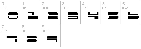 Quickmark numbers 0-9 preview