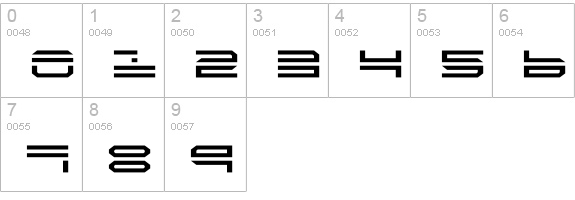 QuickStrike numbers 0-9 preview