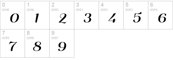 QumpellkaNo12 numbers 0-9 preview
