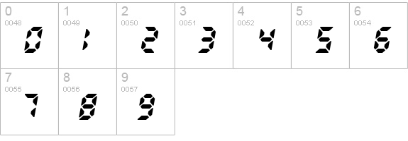 Radioland numbers 0-9 preview
