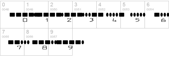 Radios in Motion numbers 0-9 preview
