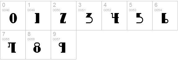 RaskalnikovNF numbers 0-9 preview