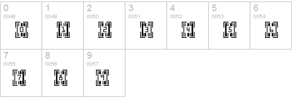 Recognition numbers 0-9 preview