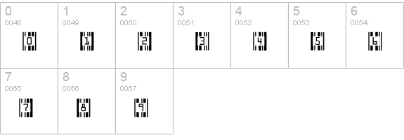 Recognition Nekkid numbers 0-9 preview