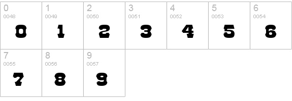 Red Dog Saloon Open Fill numbers 0-9 preview