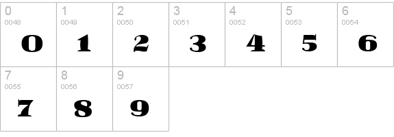Reef MF numbers 0-9 preview