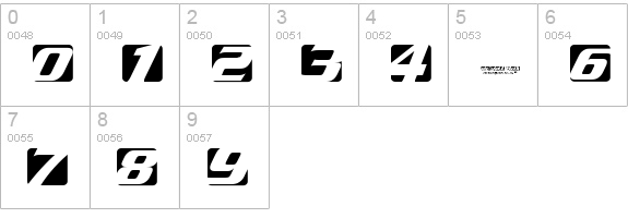 Regal box numbers 0-9 preview