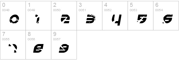 Respire numbers 0-9 preview