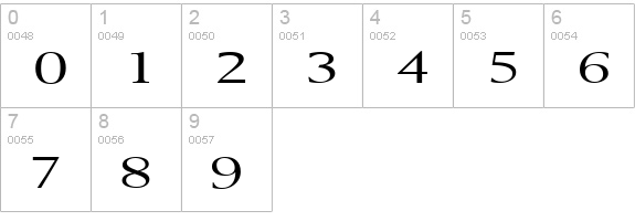 Revive 8 Extended Normal numbers 0-9 preview