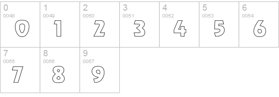 Revue Hollow numbers 0-9 preview