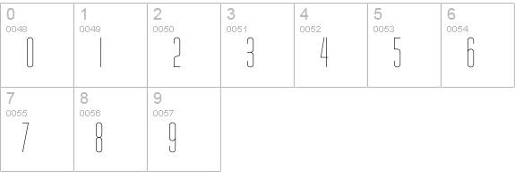 Rhyol numbers 0-9 preview