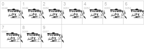 Road To Nowhere JL numbers 0-9 preview