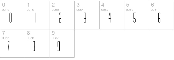 RobaloSCapsSSK numbers 0-9 preview