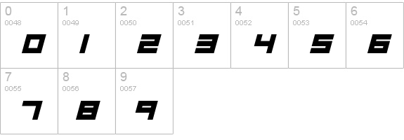 Robot Children
 numbers 0-9 preview