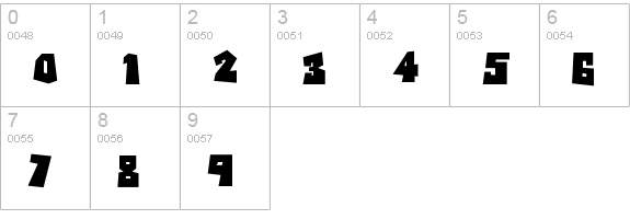 Rockbiter
 numbers 0-9 preview