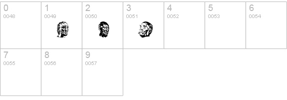 Rodin Extras numbers 0-9 preview