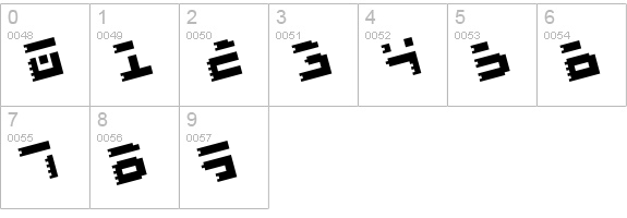 Roid Rage Rotate numbers 0-9 preview