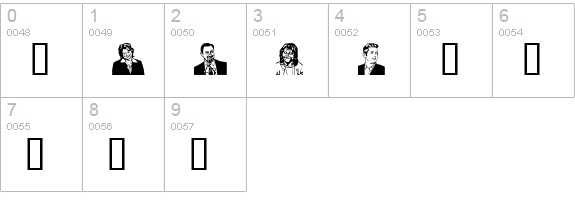 RosieO numbers 0-9 preview