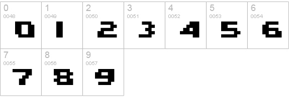 ROTORbonk numbers 0-9 preview