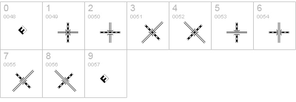 Routes A Two numbers 0-9 preview
