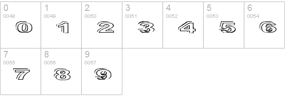 Ryckindor numbers 0-9 preview