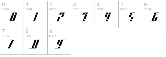 Sad Films numbers 0-9 preview