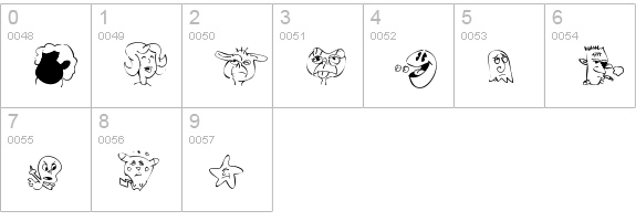 Sappy Mugs numbers 0-9 preview