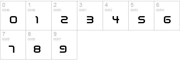Saved By Zero numbers 0-9 preview