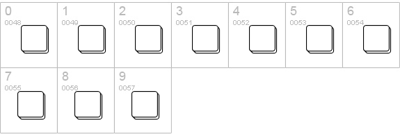 Scramble numbers 0-9 preview