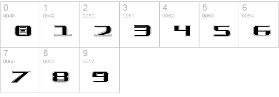 SDF College numbers 0-9 preview