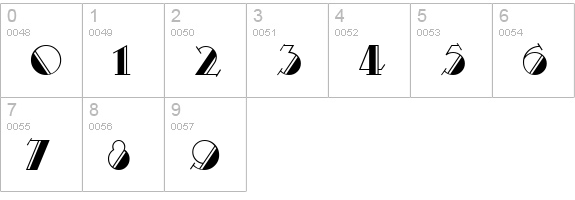 Secret Agent NF numbers 0-9 preview