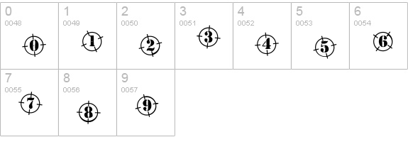 SeeTheBeast numbers 0-9 preview
