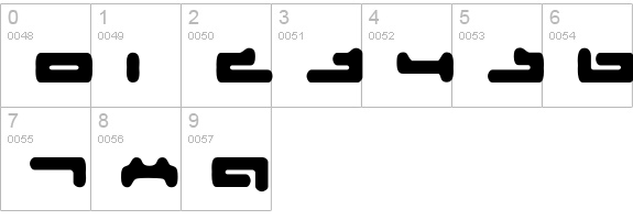 SeniorService numbers 0-9 preview