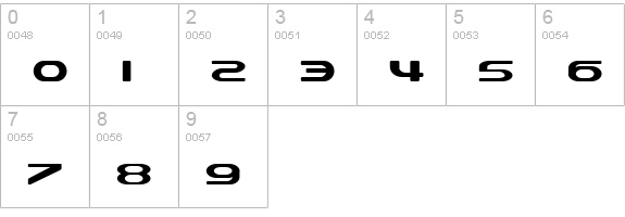 Sevil alias Esra Lite numbers 0-9 preview