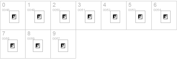 Sexy Silouette Stencils numbers 0-9 preview