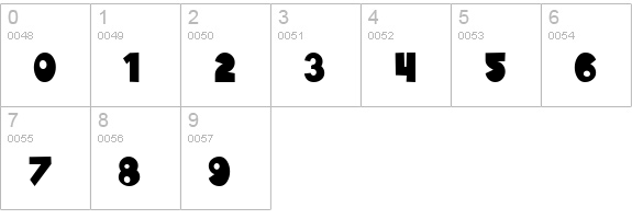 SF Tattle Tales numbers 0-9 preview