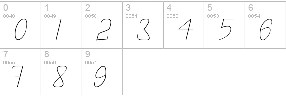 Shellomita numbers 0-9 preview