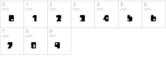Sheriff numbers 0-9 preview