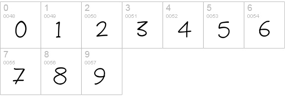 Shine With Me
 numbers 0-9 preview
