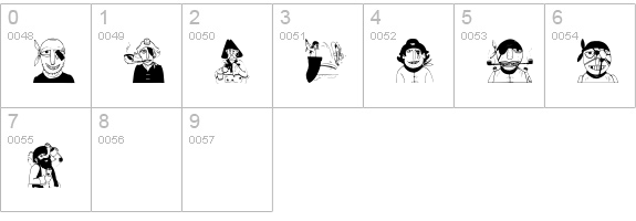 ShipsNBoats numbers 0-9 preview