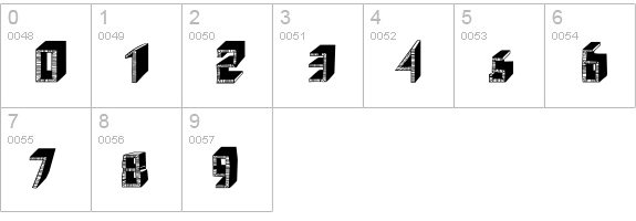 ShoeRepairs-Display numbers 0-9 preview