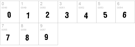 Shoplifter numbers 0-9 preview