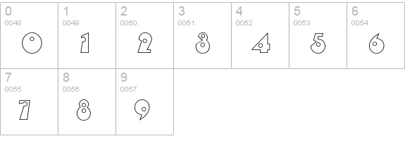 Shotgun Blanks numbers 0-9 preview