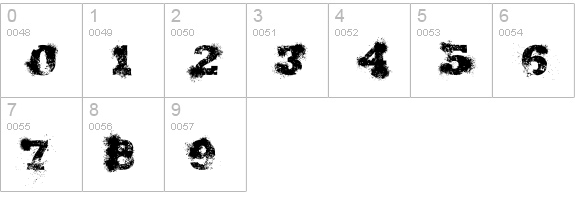 Shotgun Wedding numbers 0-9 preview