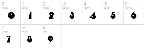 ShotShell numbers 0-9 preview