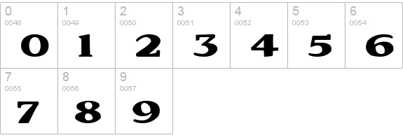Shrek numbers 0-9 preview