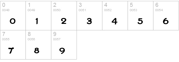 ShutUp numbers 0-9 preview