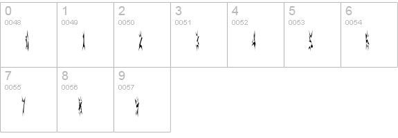 SidTheSpider numbers 0-9 preview