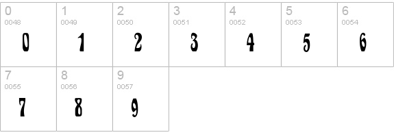 Siegfried numbers 0-9 preview